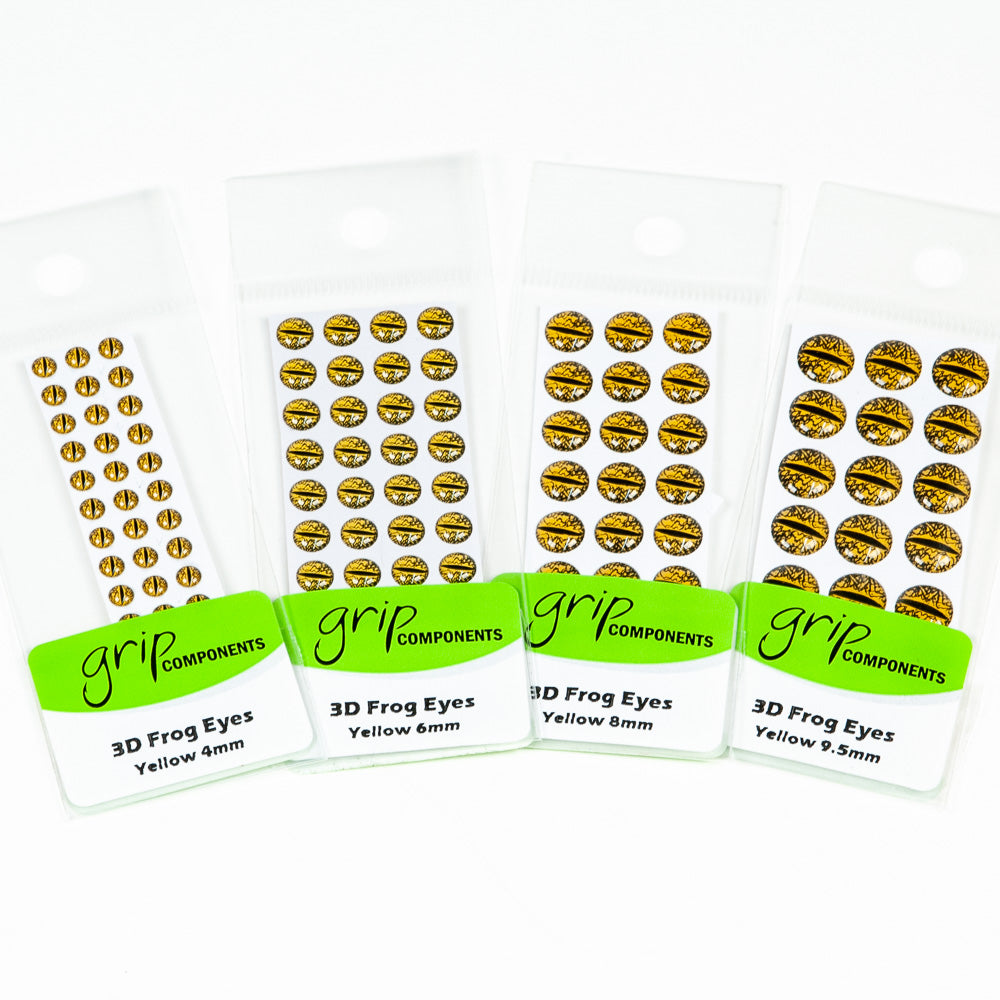 Grip 3D Frog Eyes - Yellow