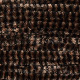 Variegated Chenille - Black/Coffee