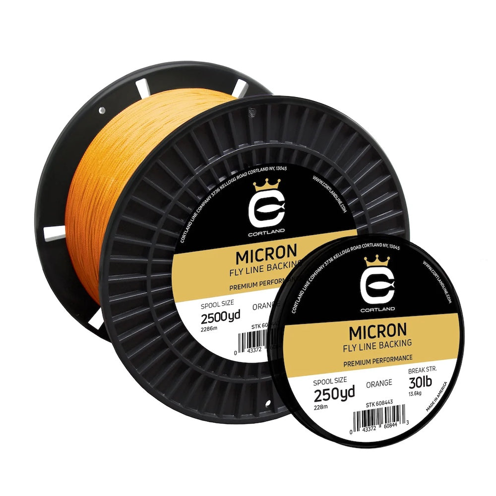 Cortland Micron Fly Line Backing - White - 20lb
