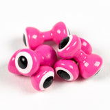 Double Pupil Lead Eyes - Fl Pink/White/Black