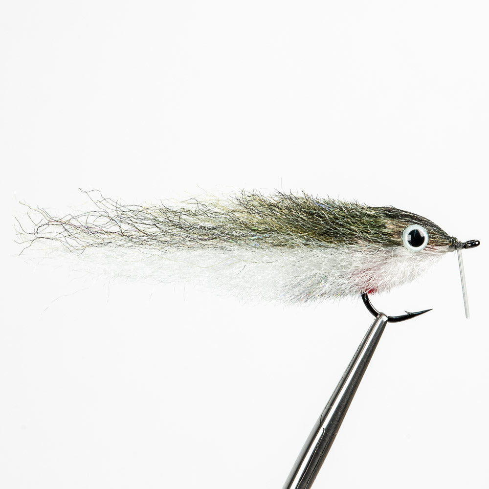 EP Floating Finger Mullet - Olive/White