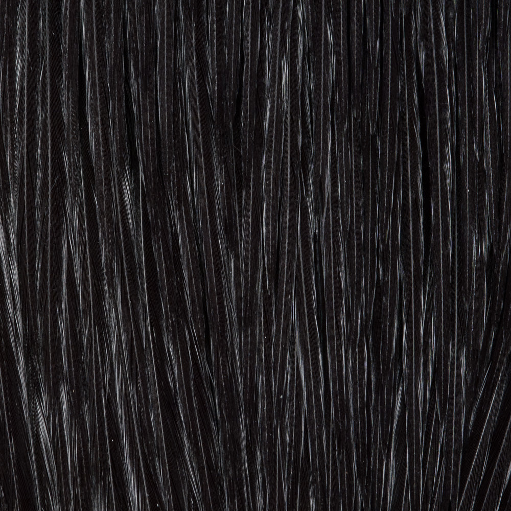 Metz Dry Fly Rooster Neck #1 - Black (ZR1200)