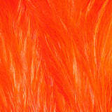 Streamer Rooster Neck - Hot Orange/White
