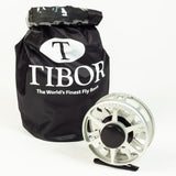 Tibor New BackCountry Fly Reel - Frost Silver, with case