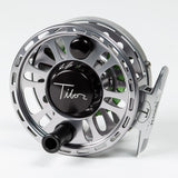 Tibor Signature Fly Reel - Graphite Gray/Lime, 5/6
