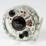 Tibor Signature Fly Reel - Satin Gold/Red, 5/6