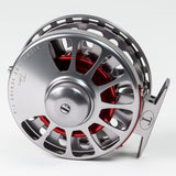 Tibor Signature Fly Reel - Graphite Gray/Red, 7/8