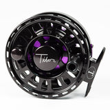 Tibor Signature Fly Reel - Jet Black/Violet, 7/8