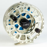 Tibor Signature Fly Reel - Satin Gold/Aqua