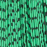 Barred Round Rubber - Medium, Charteuse/Black
