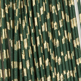 Barred Round Rubber - Medium, Dark Olive/Gold