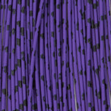Barred Round Rubber - Medium, Purple/Black