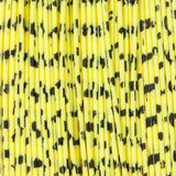 Barred Round Rubber - Medium, Yellow/Black