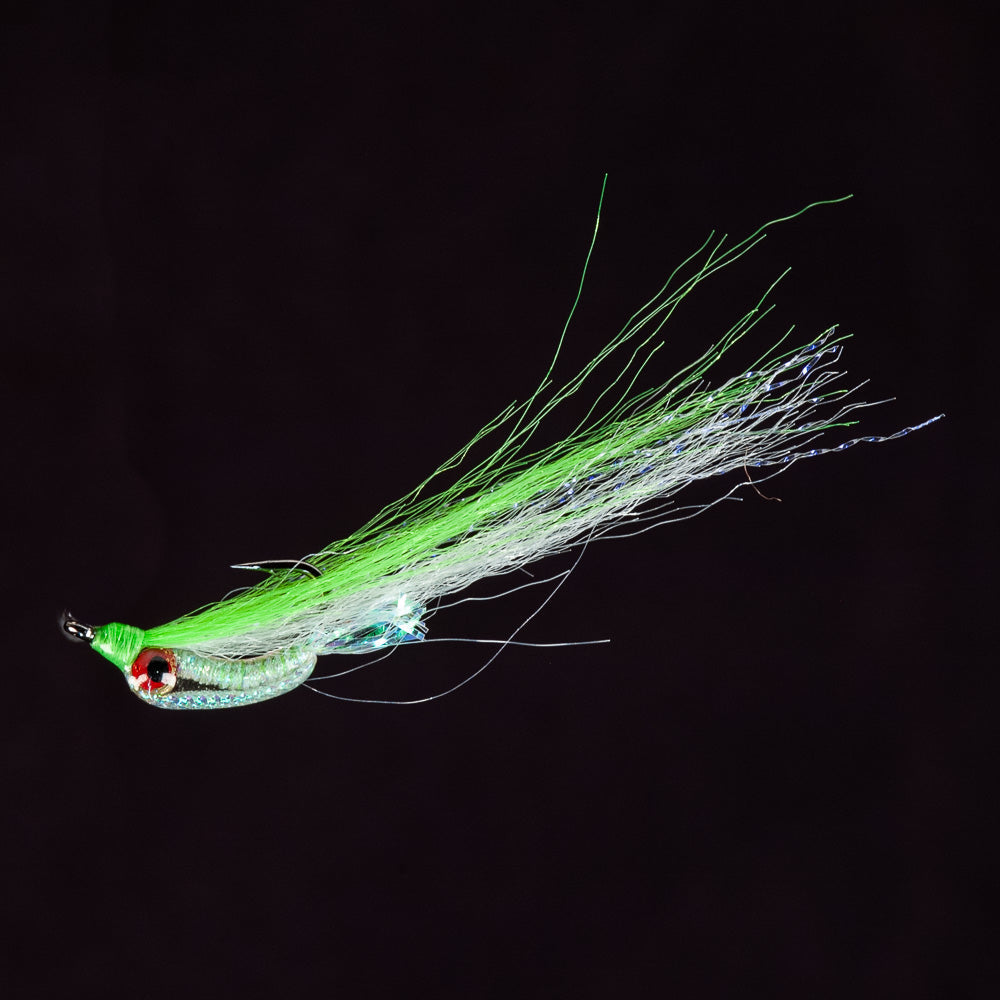 Cyclops Baitfish - Chartreuse/White