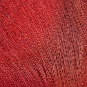 Deer Belly Hair - Fluorescent Red