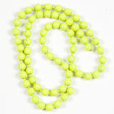 Fluorescent Bead Chain Eyes - Medium, Fl. Chartreuse