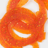 Fly Tails - Fluorescent Fire Orange, Pearl, Silver Flake