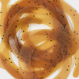 Fly Tails - Pumpkin, Black Flake