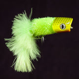 Howitzer Baitfish Popper - Yellow Chartreuse