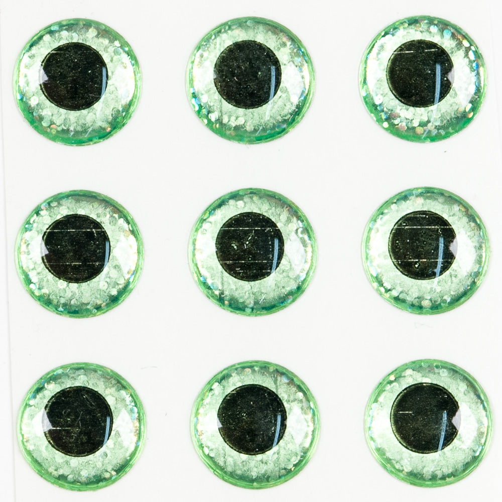 Hologram Dome Eyes - Chartreuse