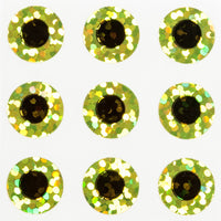 Stick On Eyes - Yellow Prism