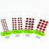 Grip 3D Stick-On Eyes - Red