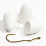 Soft TCS Poppers /w Hooks - White