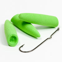 Soft Pencil Poppers /w Hooks - Chartreuse