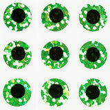 Stick On Eyes, Flat Prismatic - 3/32", Chartreuse Prism (EYS8373)