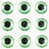 Hologram Dome Eyes - 3D Stick-On - 5/32", Chartreuse (EYH6173)