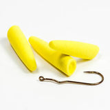 Soft Pencil Poppers /w Hooks - Yellow, Size 4 (PPA2006)