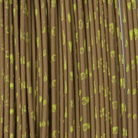 Barred Round Rubber - Medium, Brown/Chartreuse (RRB347)