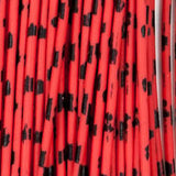 Barred Round Rubber - Medium, Red/Black (RRB300)