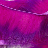Rabbit Strips Cross Cut Two-Toned - Purple/Fl. Fuchsia