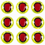 Chartreuse/Red / 3/8"