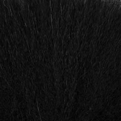 Arctic Fox Tail Hair - Black