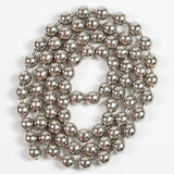 Bead Chain Eyes - Silver