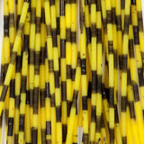 Rainy's Barred Round Rubber Legs - Neon Yellow/Black