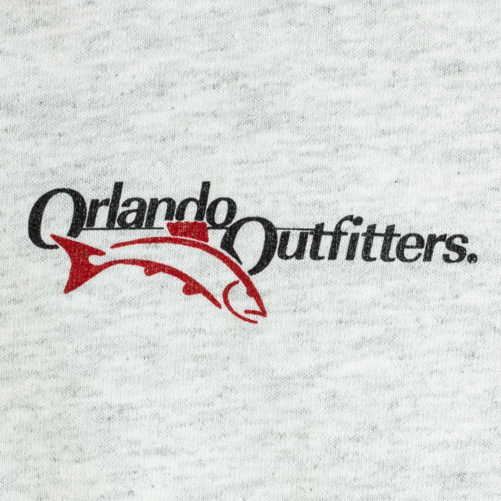 Orlando Outfitters Logo Tee - Ash Gray, Front