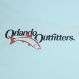 Orlando Outfitters Logo Tech Tee - Arctic Blue