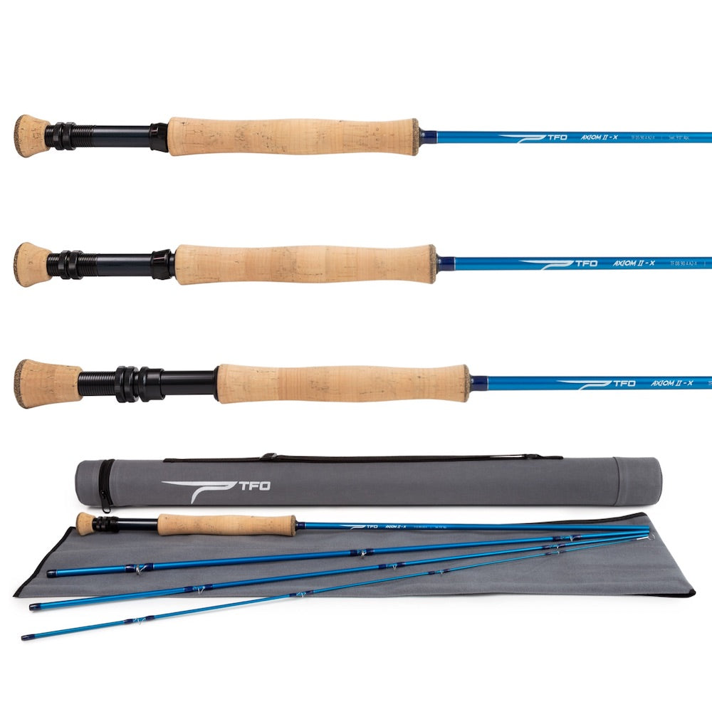 TFO Axiom 2-X Fly Rod w/case - New Series - Wilkinson Fly Fishing LLC