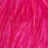 Whiting American Rooster Cape - White Dyed Magenta