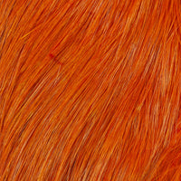 Whiting Bird Fur - White Dyed Burnt Orange